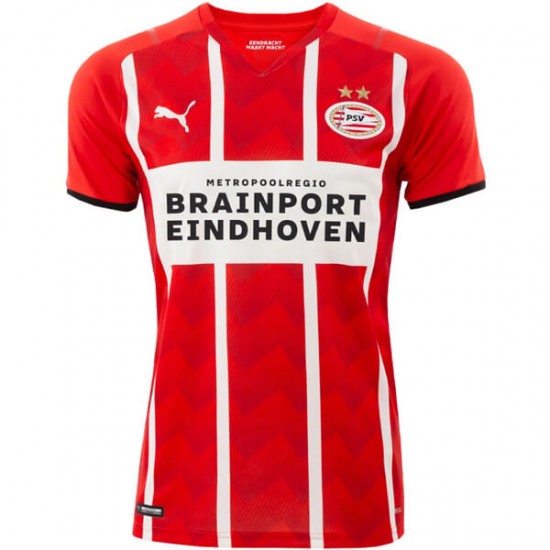 Camisola PSV Eindhoven Equipamento Primeiro 2021-2022 Manga Curta
